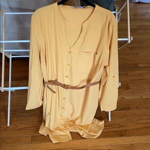 Just Fab belted dress